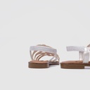 Kadın Taşlı Düz Sandalet [060137]