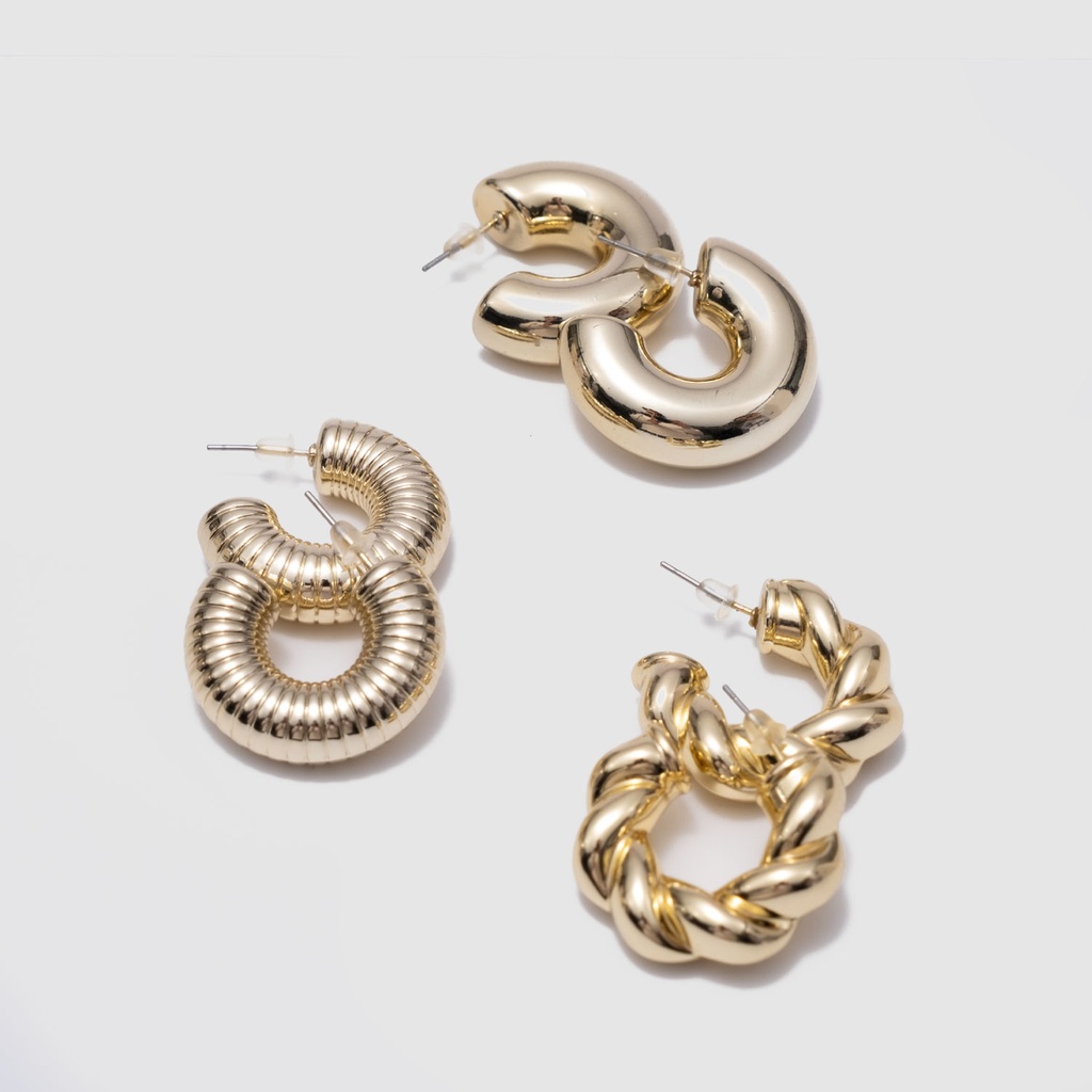 Kadın 3'lü Küpe Seti [020039]