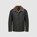 Erkek Kürklü Deri Mont [810065]