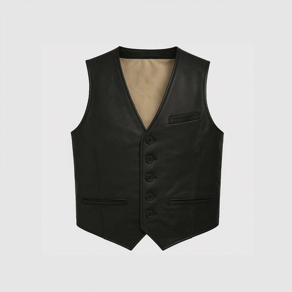Erkek Deri Yelek [810066]