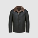 Erkek Kürklü Deri Mont [810065]